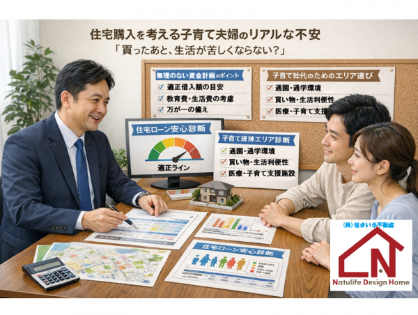 住宅購入検討、家づくり初期段階のお客様向け資金計画&エリア診断セミナー