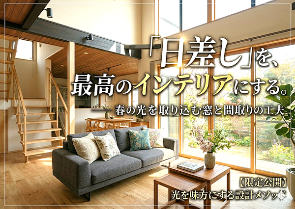 「家の中に春を感じる暮らし」叶える✨ 陽だまりを味方にする・家づくり相談会!