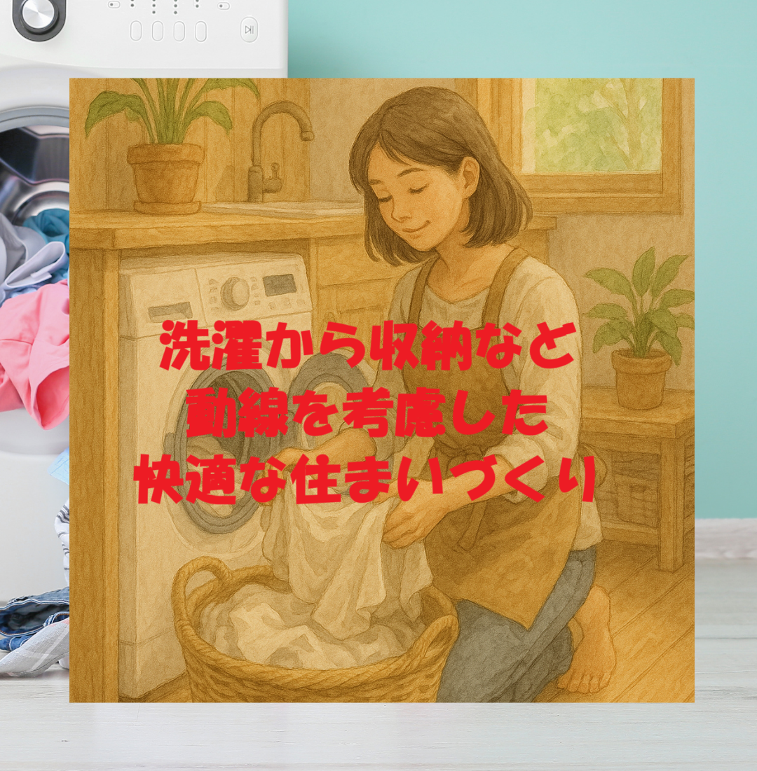 家事ラク動線の工夫（無理なくこなせる洗濯・掃除の仕組）