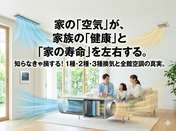 換気システムは極めて重要「どれを選べば後悔しないか」!?