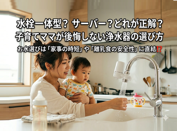 【決定版】キッチン浄水器・ウォーターサーバーどれが正解？