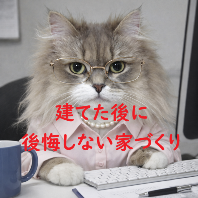 建てた後に後悔しない家づくり