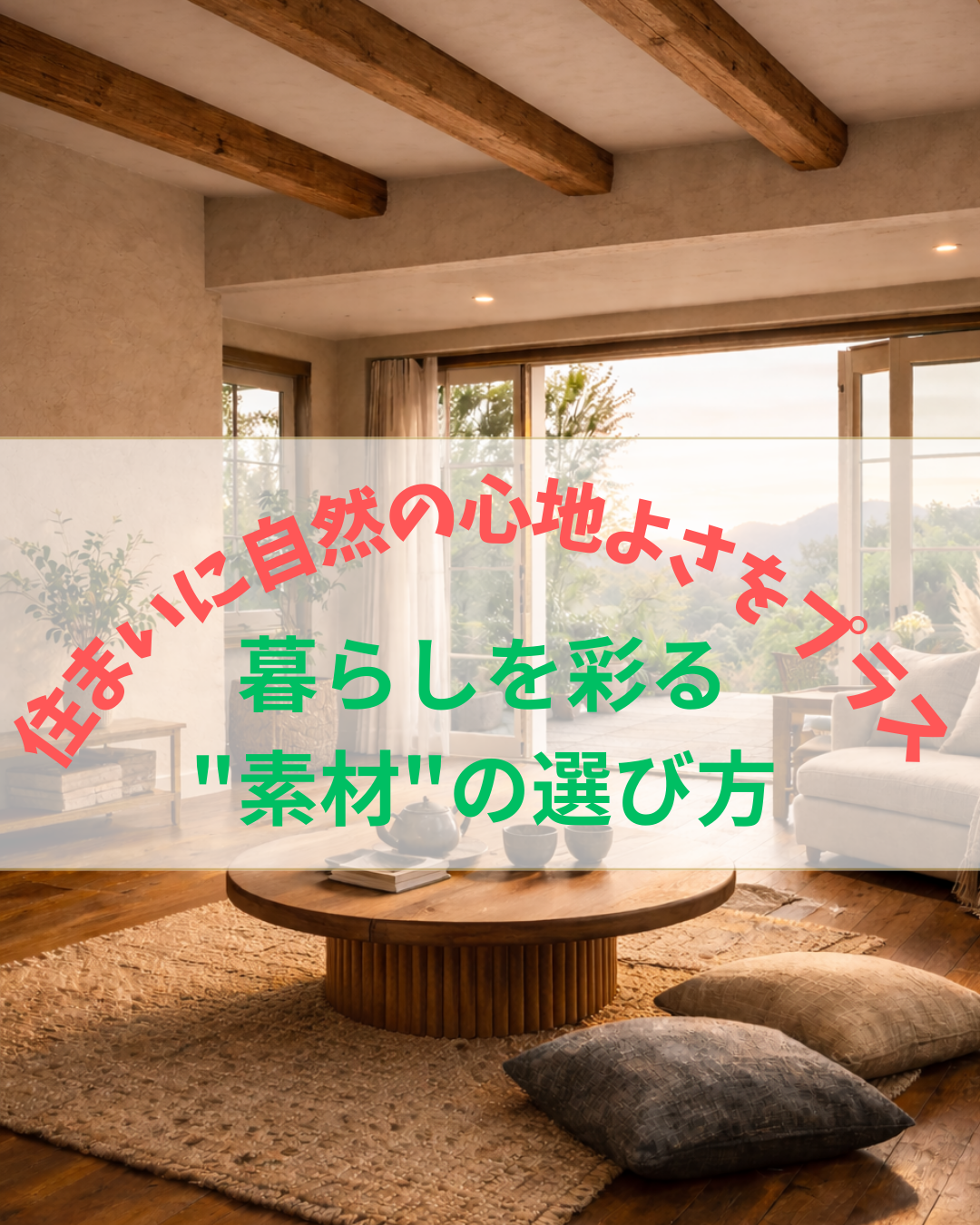住まいに自然の心地よさをプラス